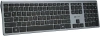 Клавиатура Оклик 890S серый/черный USB slim Multimedia (1784239)