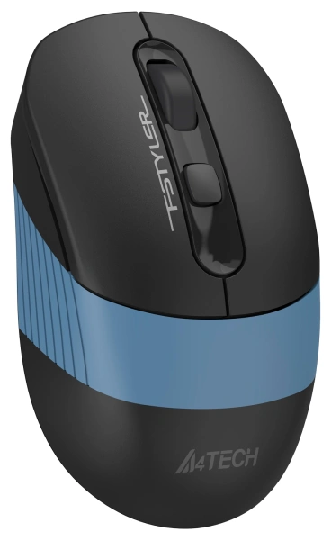 Мышь A4Tech Fstyler FB10C черный/синий оптическая (2400dpi) беспроводная BT/Radio USB (4but)