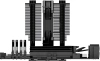 Устройство охлаждения(кулер) ID-Cooling SE-207-XT SLIM Soc-AM5/AM4/1151/1200/2066/1700 черный 4-pin 15-35dB Al+Cu 220W 760gr Ret