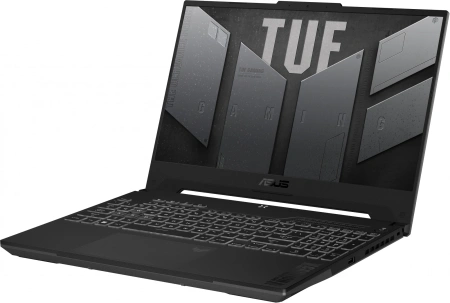 Ноутбук Asus TUF Gaming A15 FA507NVR-LP118 Ryzen 7 7435HS 32Gb SSD512Gb NVIDIA GeForce RTX4060 8Gb 15.6" IPS FHD (1920x1080) noOS grey WiFi BT Cam (90NR0JK5-M006X0)