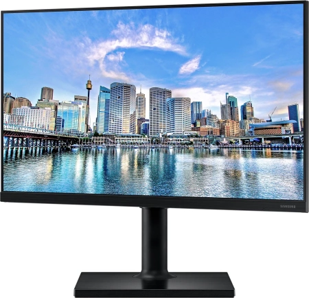 Монитор Samsung 24" F24T450FZI черный IPS LED 16:9 HDMI M/M матовая HAS Piv 1000:1 250cd 178гр/178гр 1920x1080 75Hz DP FHD USB 4кг
