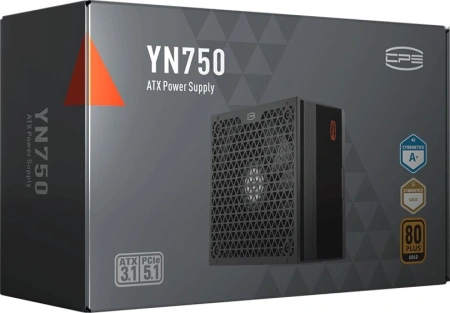 Блок питания PcCooler ATX 750W P5-YN750-G1F 80+ gold (20+4pin) APFC 135mm fan 6xSATA Cab Manag RTL