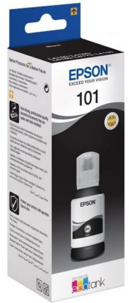 Картридж струйный Epson L101 C13T03V14A черный (7500стр.) (127мл) для Epson L4150/L4160/L6160/L6170/L6190/L6270/L14150
