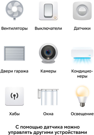 Датчик движ. Sber SBDV-00029 белый
