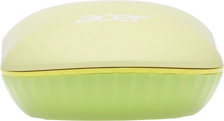 Мышь Acer OMR205 зеленый/желтый оптическая 1200dpi беспров. USB для ноутбука 3but (ZL.MCEEE.02J)