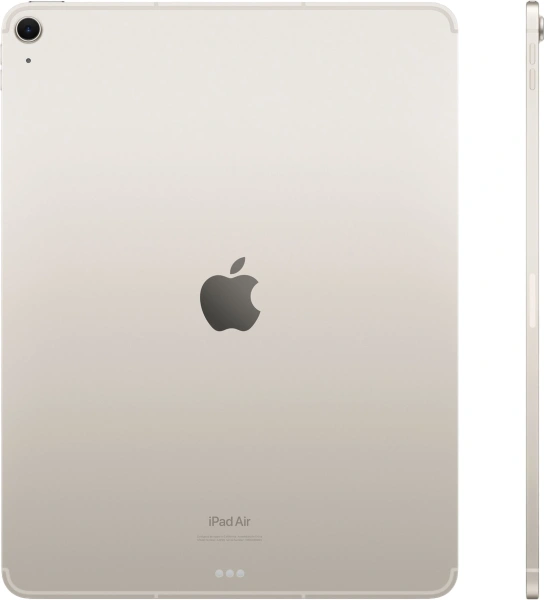 Планшет Apple iPad Air 2024 A2899 M2 2.99 8C RAM8Gb ROM256Gb 13" IPS 2732x2048 5G eSIM iOS сияющая звезда 12Mpix 12Mpix BT WiFi 9hr