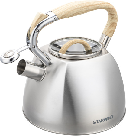 Чайник металлический Starwind Chef Daily 2.8л. серый (SW-CH1308)