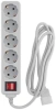 Сетевой фильтр PC Pet AP01006-E-G 1.8м (5 розеток) серый (пакет ПЭ)