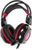 Наушники с микрофоном A4Tech Bloody G300 черный/красный 2.2м мониторные оголовье (G300 BLACK+RED)