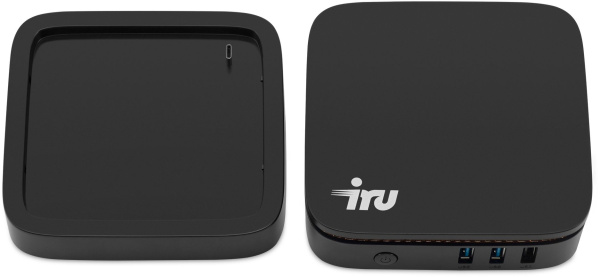 Неттоп IRU 110JLCN Cel N5105/8Gb/SSD256Gb UHDG/noOS/черный