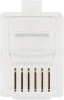 Коннектор Hyperline PLUG-6P6C-P-C2-100 (упак.:100шт) 100м прозрачный