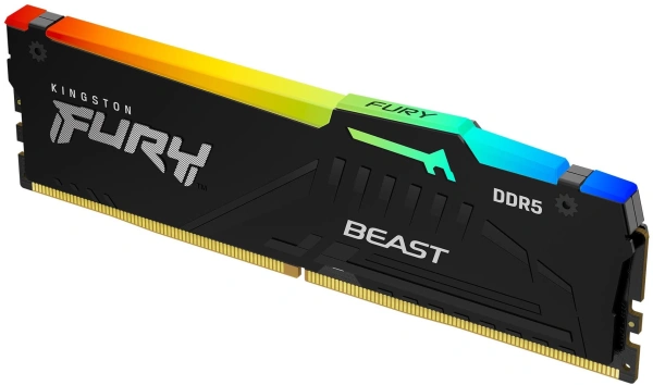 Память DDR5 16GB 5600MHz Kingston KF556C36BBEA-16 Fury Beast Black Expo RTL PC5-44800 CL36 DIMM 288-