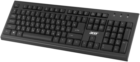 Клавиатура + мышь Acer OKR120 клав:черный мышь:черный USB беспроводная (ZL.KBDEE.007)