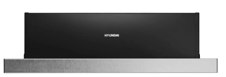 Вытяжка встраиваемая Hyundai HBH 6232 IX нержавеющая сталь/черный управление: кнопочное (1 мотор)