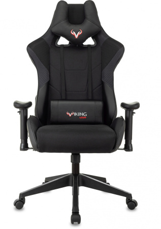 Кресло игровое Zombie VIKING 4 AERO Edition черный текстиль/эко.кожа с подголов. крестов. пластик