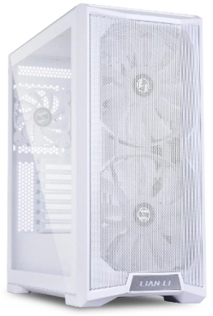 Корпус Lian-Li Lancool 215 белый без БП ATX 2x120mm 2x140mm 2xUSB3.0 1xUSB3.1 audio bott PSU