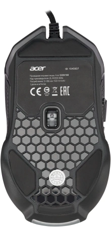 Мышь Acer OMW160 черный оптическая (6400dpi) USB (8but)