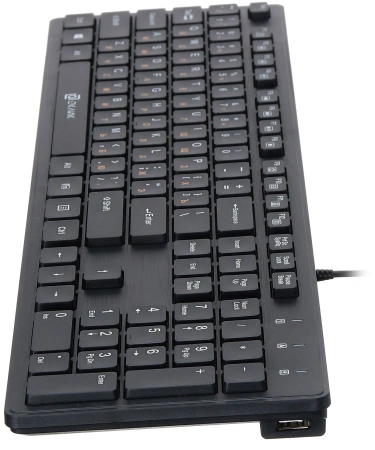 Клавиатура Оклик 520M2U черный/черный USB slim Multimedia