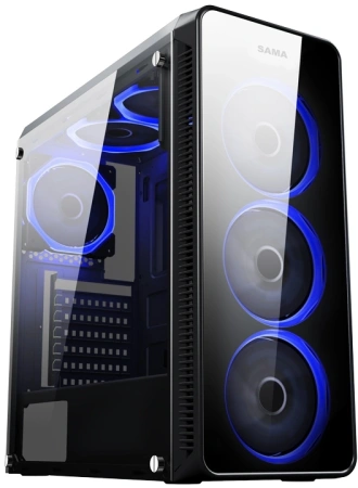 Корпус Accord JP-X черный без БП ATX 2xUSB2.0 1xUSB3.0 audio bott PSU