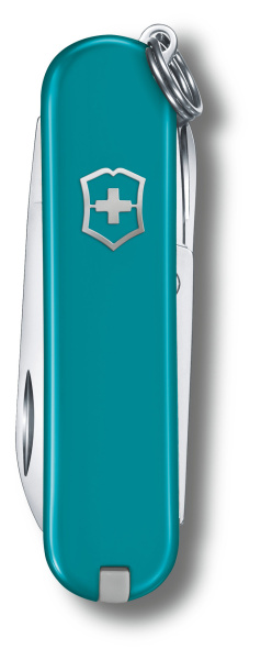 Нож перочинный Victorinox Classic Mountain Lake (0.6223.23G) 58мм 7функц. карт.коробка