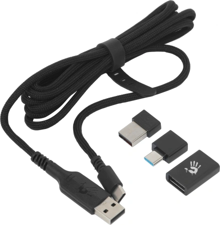 Мышь A4Tech Bloody R72 Pro черный оптическая 26000dpi беспров. USB-C 7but