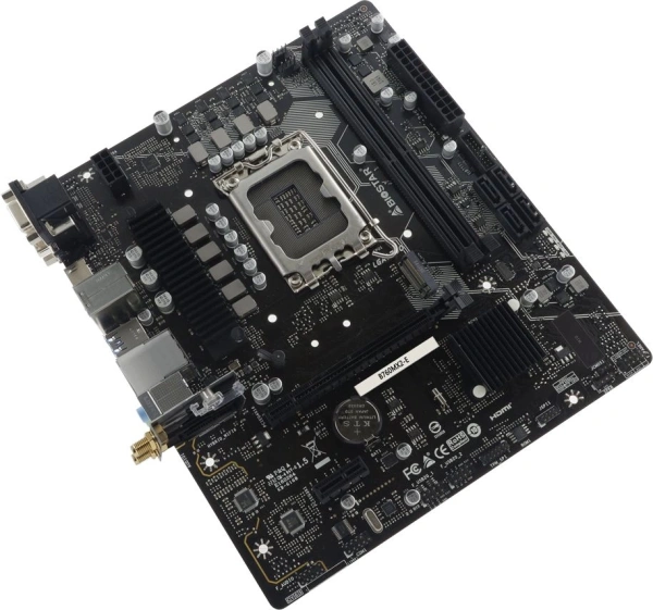 Материнская плата Biostar B760MX2-E Soc-1700 Intel B760 2xDDR5 mATX AC`97 8ch(7.1) 2.5Gg RAID+VGA+DVI+HDMI