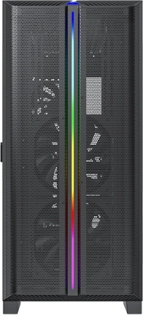 Корпус Montech Sky One Lite черный без БП ATX 5x120mm 5x140mm 2xUSB3.0 audio bott PSU