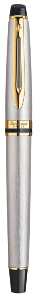 Ручка роллер Waterman Expert 3 (CWS0951980) Steel GT F черн. черн. подар.кор.