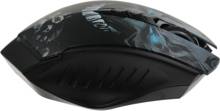 Мышь A4Tech Bloody R80 Plus Skull черный/рисунок оптическая (5000dpi) беспроводная USB (7but)
