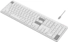Клавиатура A4Tech Fstyler FBX55C белый USB беспроводная BT/Radio slim Multimedia (FBX55C)