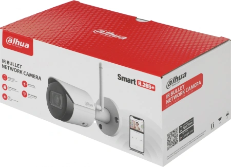 Камера видеонаблюдения IP Dahua DH-IPC-HFW1430DSP-SAW-0360B Wi-Fi 2.8-3.6мм цв. корп.:белый/черный