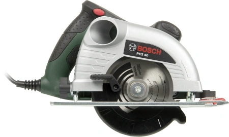 Циркулярная пила (дисковая) Bosch PKS 40 850Вт (ручная) D диска.:130мм (06033C5000)