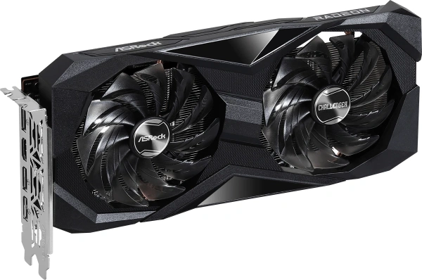 Видеокарта Asrock PCI-E 4.0 RX7600 CL 8GO AMD RX7600 8Gb 128bit GDDR6 1770/18000/HDMIx1/DPx3/HDCP Re