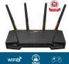 Роутер беспроводной Asus TUF-AX3000 AX3000 10/100/1000BASE-TX/4G ready черный