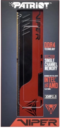 Память DDR4 32GB 4000MHz Patriot PVE2432G400C0 Viper Elite II RTL Gaming PC4-32000 CL20 DIMM 288-pin 1.4В с радиатором Ret