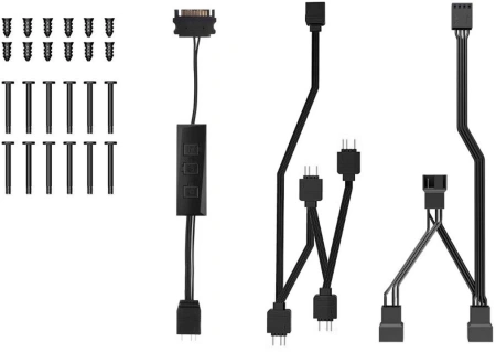 Вентилятор ID-Cooling TF-12025-TRIO 4-pin 14-31dB 150gr LED Ret