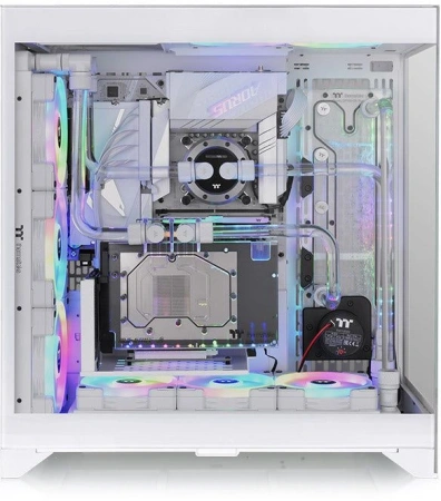 Корпус Thermaltake CTE E600MX Hydrangea Blue белый без БП E-ATX 11x120mm 4x140mm 2xUSB3.0 audio bott