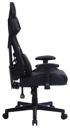Кресло игровое Cactus CS-CHR-090BL черный эко.кожа/сетка крестов. нейлон