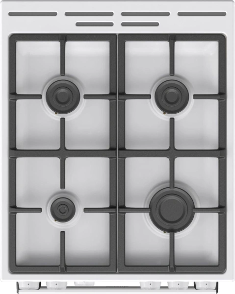 Плита Газовая Gorenje GG5A11WF белый (без крышки) реш.чугун