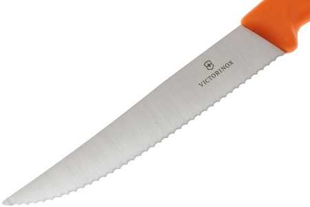 Набор ножей Victorinox Swiss Classic (6.7936.12L9B) для пиццы компл.:2предм. оранжевый блистер