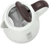 Чайник электрический Vitek VT-7055 1.7л. 2150Вт белый/коричневый (корпус: пластик)