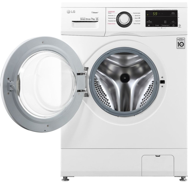 Стиральная машина LG F2J3HS0W класс: A загр.фронтальная макс.:7кг белый инвертер