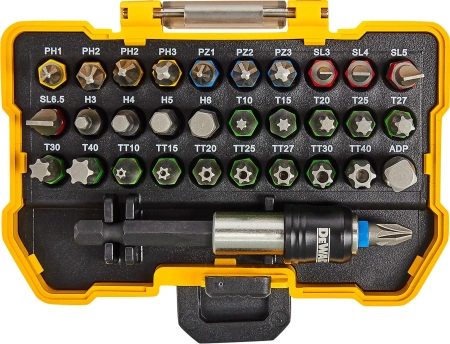 Набор бит DeWalt DT7969-QZ универсал. (32пред.) для шуруповертов/дрелей