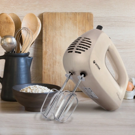 Миксер ручной Vitek VT-1422 600Вт хром