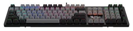 Клавиатура A4Tech Bloody B828N механическая черный/серый USB for gamer LED (B828N (GREY+BLACK))