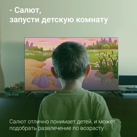 Телевизор LED Digma 50" DM-LED50UBB40 Smart Салют ТВ Frameless черный/4K Ultra HD/DVB-T/60Hz/DVB-T2/