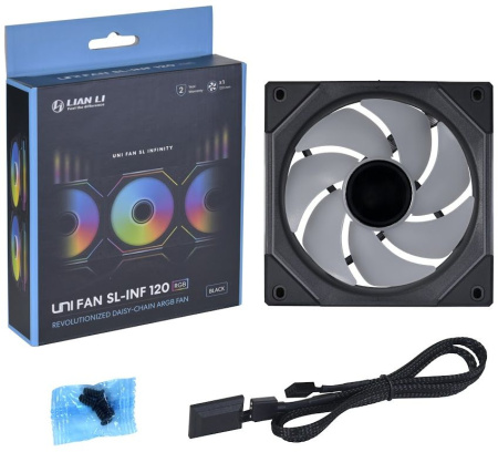 Вентилятор Lian-Li Uni Fan IN 120 Single 4-pin 29dB LED Ret