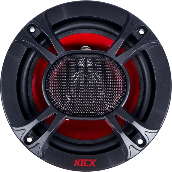 Колонки автомобильные Kicx SP 165 130Вт 90дБ 4Ом 16.5см (6 1/2дюйм) (ком.:2кол.) коаксиальные трехполосные