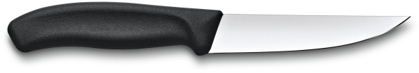 Нож кухонный Victorinox Swiss Classic (6.8103.12B) стальной разделочный лезв.120мм прямая заточка черный блистер