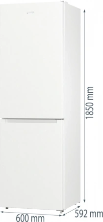Холодильник Gorenje NRK619EEW4 2-хкамерн. белый
